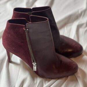 Michael Kors Brown Ankle Booties with High Heel - Size 9
